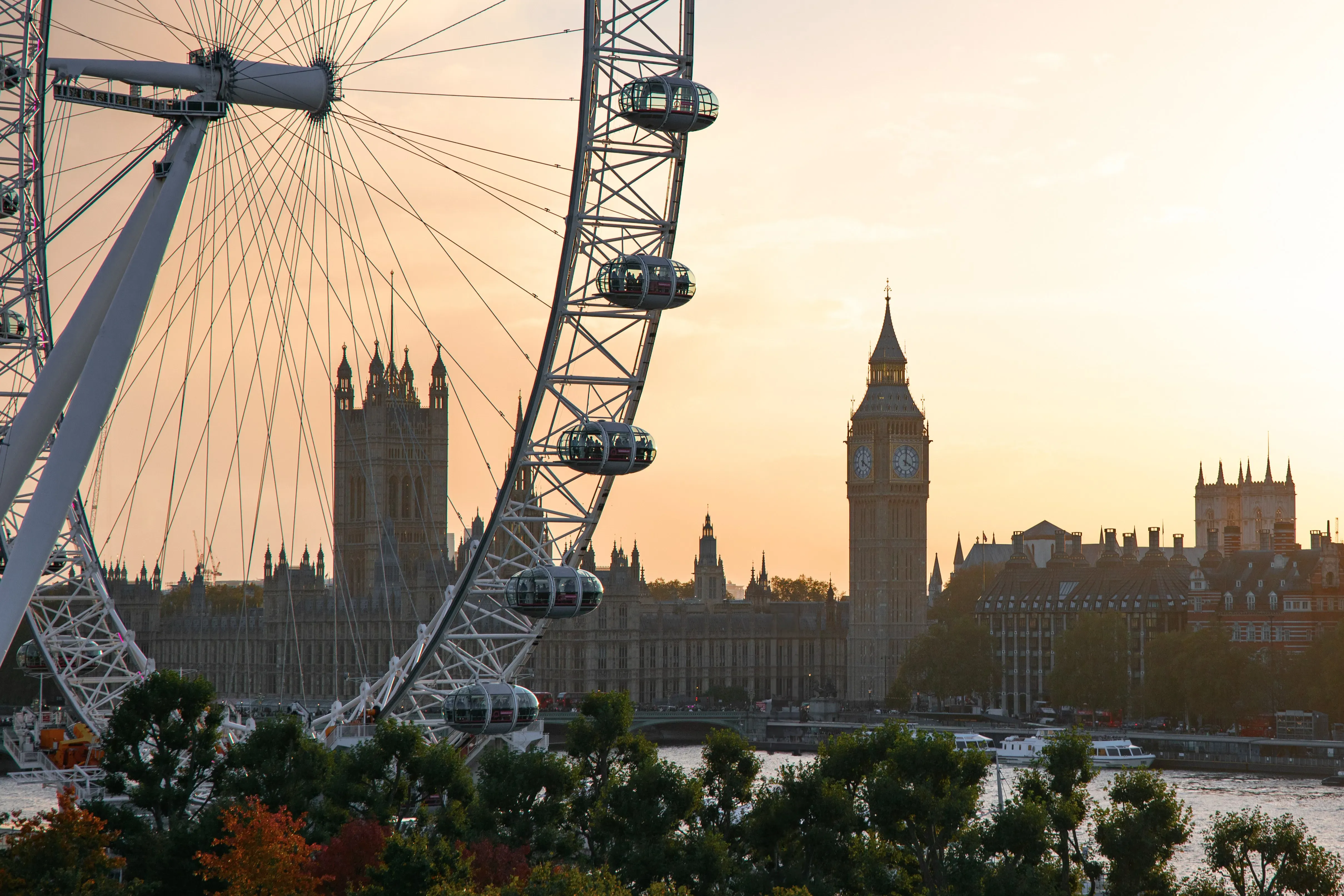 London Eye Sunset View