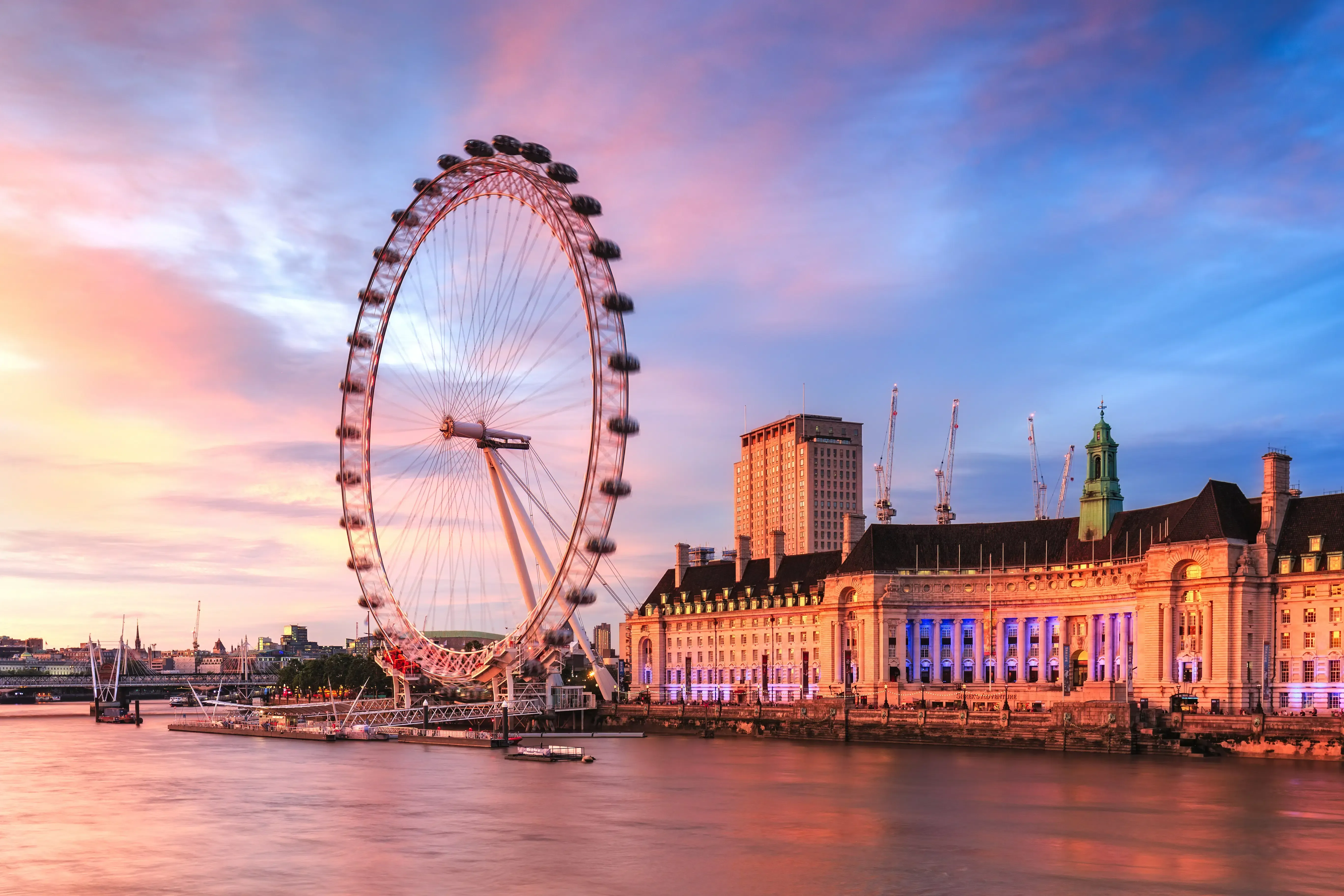 London Eye Sunset View